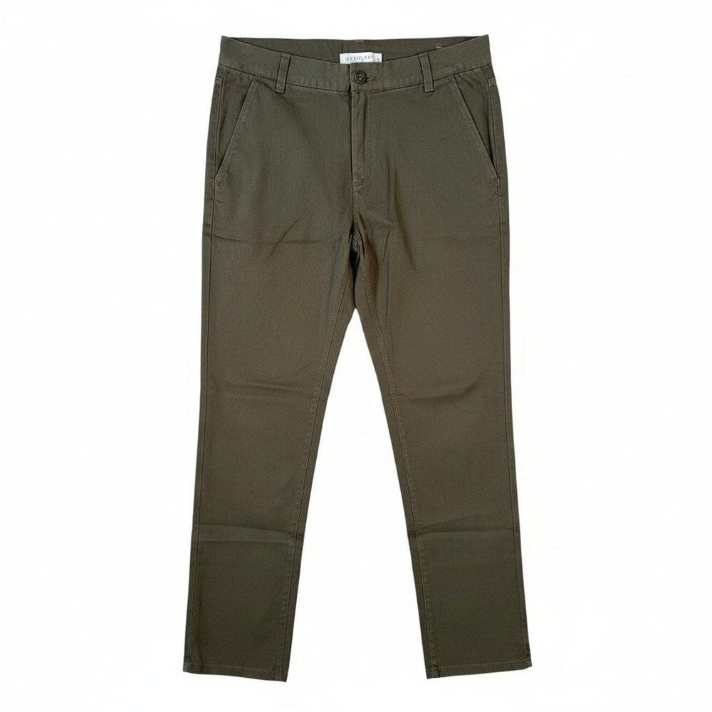 Everlane New Mens Cotton Chino Pants Olive Green Size 31 Casual Workwear Pockets